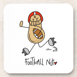 Football Nut T-shirts and Gifts Coaster