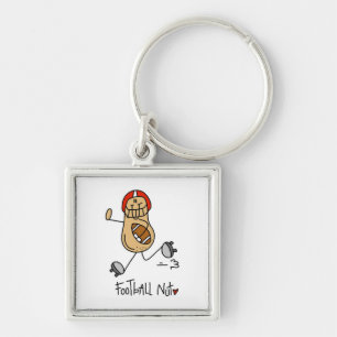 Football Nut T-shirts and Gifts Key Ring