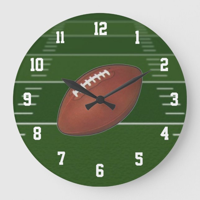 Football on Field Clock (Front)