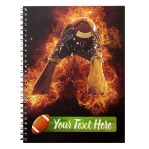 Football on Fire Notebook
