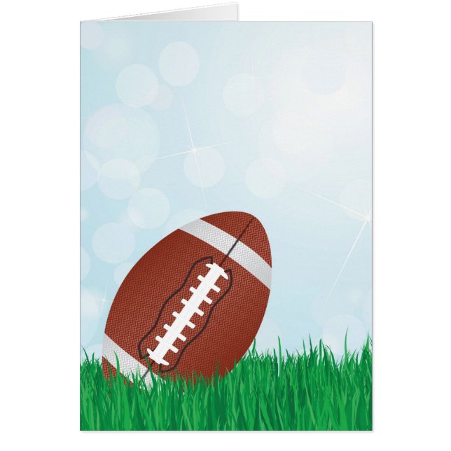 football on grass (Front)
