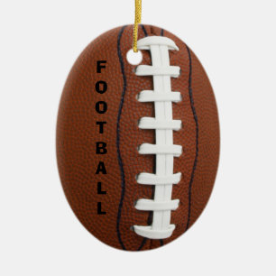 FOOTBALL ornament! Ceramic Ornament