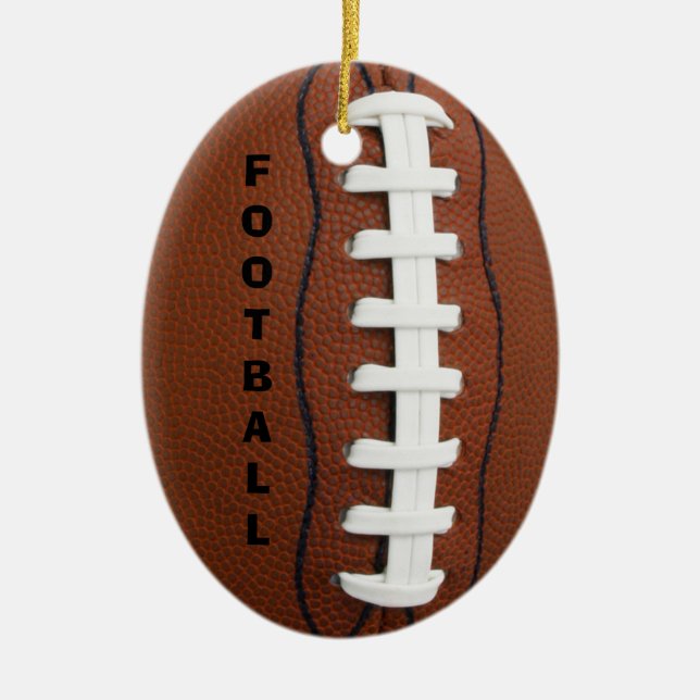 FOOTBALL ornament! Ceramic Ornament (Front)