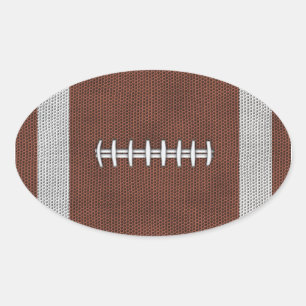 Football Oval Sticker