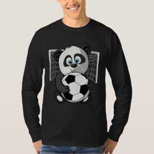 Football Panda Football Player Goalkeeper T-Shirt