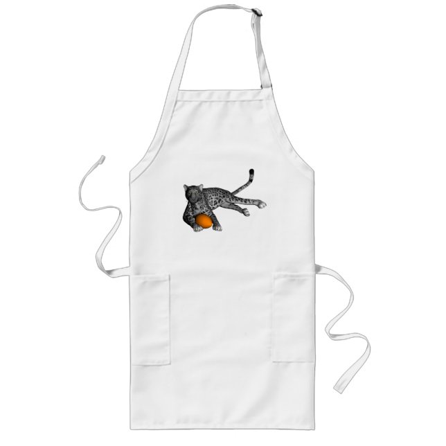 Football Panther Long Apron (Front)