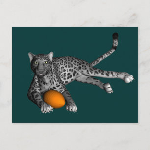 Football Panther Postcard