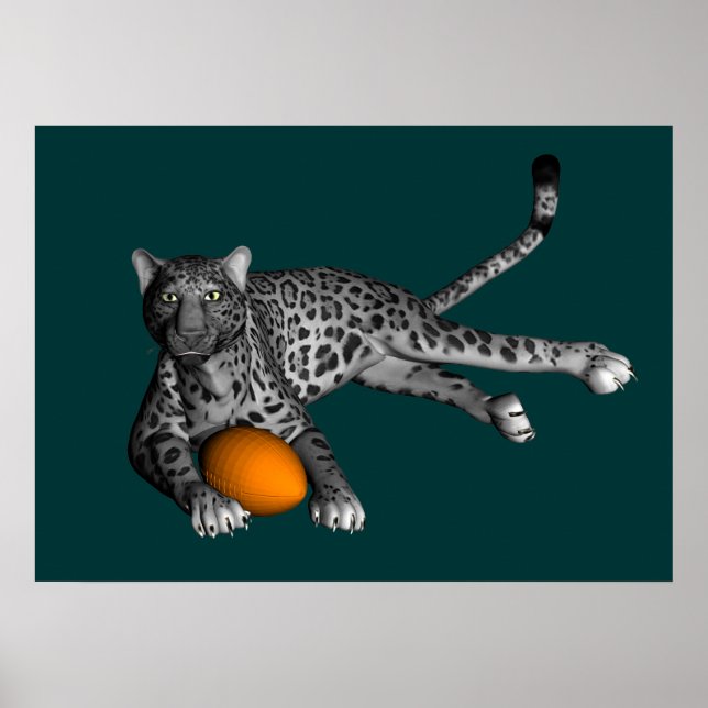 Football Panther Poster (Front)