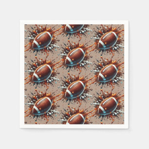 Football Paper Napkin