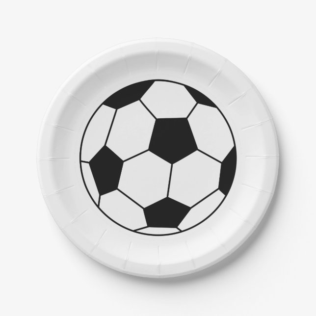Football Paper Plate (Front)