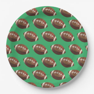 Football Paper Plates