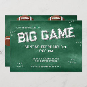 Football Party Invitation