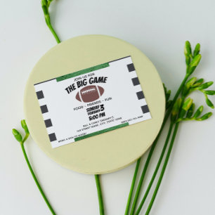Football Party Invitation