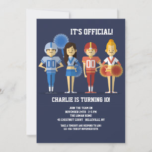 Football Party Invitation