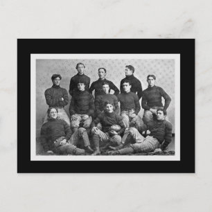 Football Party Invitation Postcard