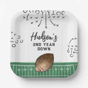 Football Party Plates Football Paper Plates