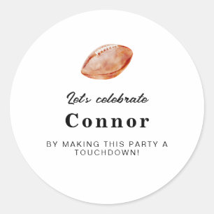 Football Party Stickers