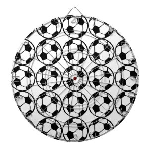 Football pattern dartboard