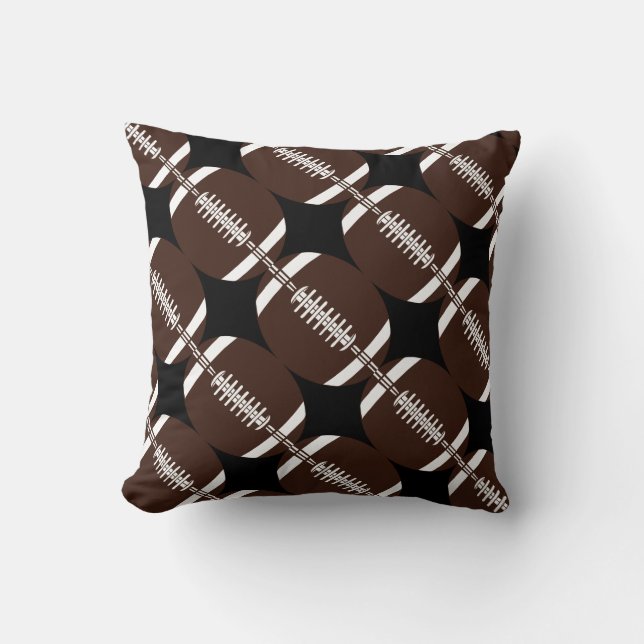 Football Pattern Sports theme Cushion (Front)