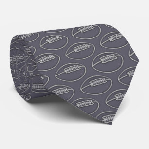 Football Pattern Tie