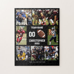Football photo collage jigsaw puzzle