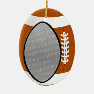 football photo ornament