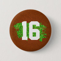 Football Pigskin Turf Number Sports Team Spirit