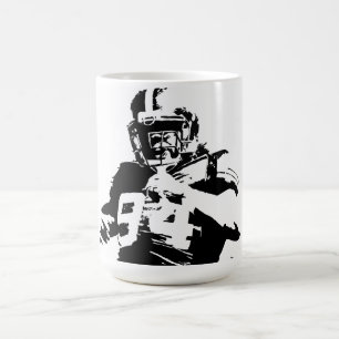 Football Player 15oz Coffee Mug
