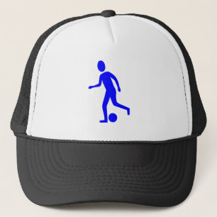 Football Player - Blue Trucker Hat