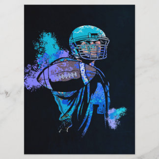 Football Player Canvas Print  Menu
