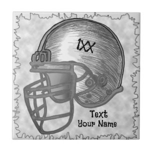 Football player  ceramic tile