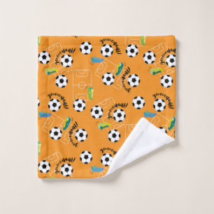 Football Player Football Is Unconditional Love Wash Cloth