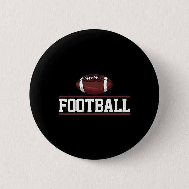 Football Player Gift  6 Cm Round Badge (Front)