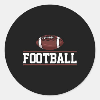 Football Player Gift Classic Round Sticker