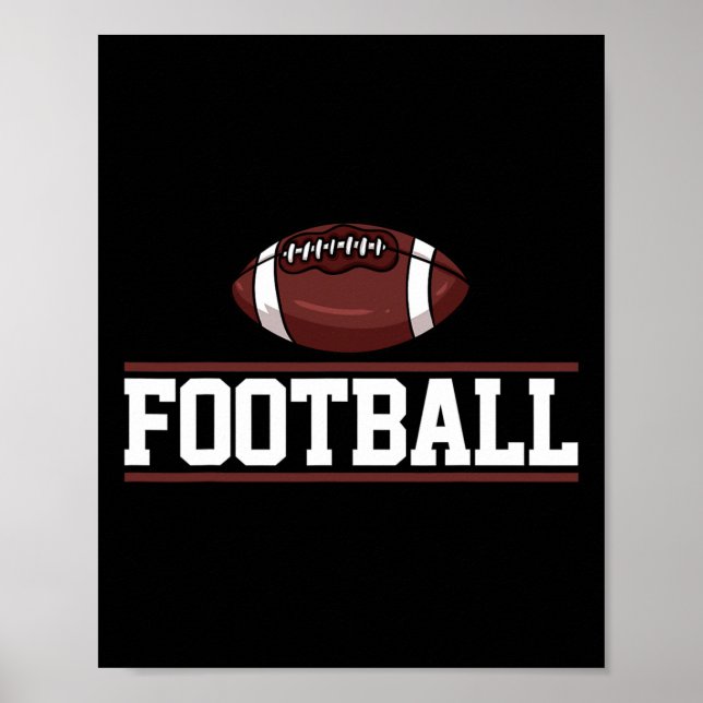 Football Player Gift  Poster (Front)