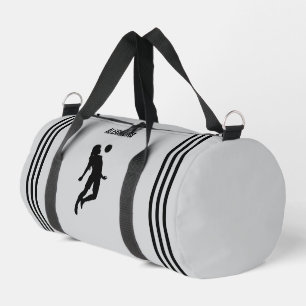 Football Player Girl, Birthday Gift, Team Duffle Bag