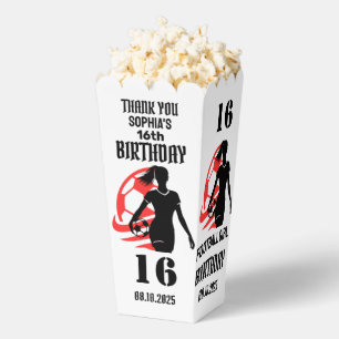 Football Player Girl, Football Girl Team Favor Box