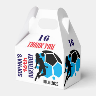 Football Player Girl, Football Girl Team Favor Box