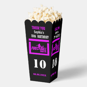 Football Player Girl, Football Girl Team Favor Box