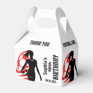Football Player Girl, Football Girl Team Favour Bo Box