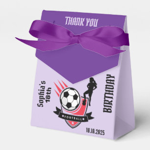 Football Player Girl, Football Girl Team Favour Box