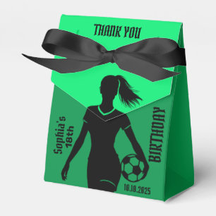 Football Player Girl, Football Girl Team Favour Box