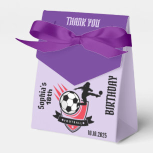 Football Player Girl, Football Girl Team Favour Box