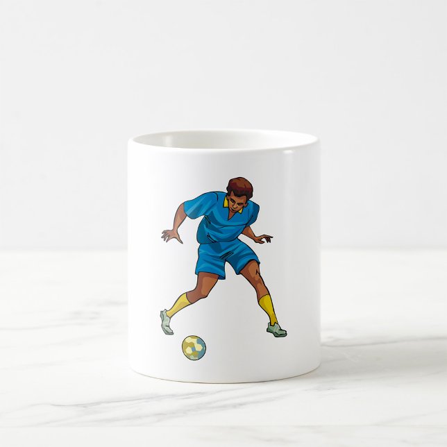 Football Player In Blue Coffee Mug (Creator Uploaded)