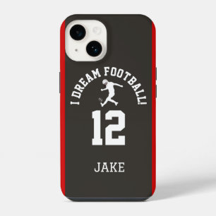Football Player Jersey Number Style iPhone 14 Case