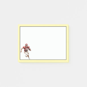 Football Player Post-it Notes