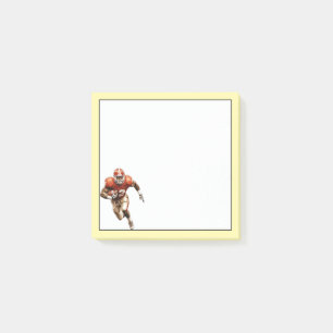 Football Player Post-it Notes