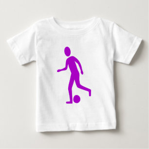 Football Player - Purple Baby T-Shirt