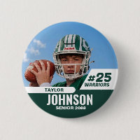 Football Player Senior Night Custom Photo Sports