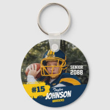 Football Player Senior Night Custom Photo Sports